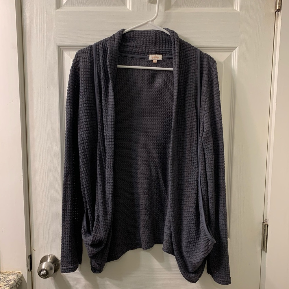 Waffle Knit Cardigan